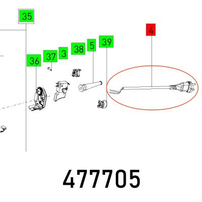 CABLE WITH PLUG RAP 150 FE DIN-H05BQ-F — image 1