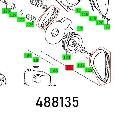 COG BELT CS 70 EB — image 1