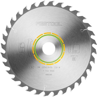 SAW BLADE HW 225X2,6X30 W32 — image 1
