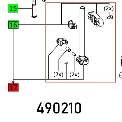 PISTON ROD PS 300 EQ — image 1