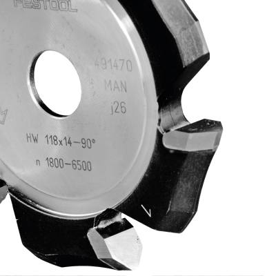 CUTTER - V GROO HW 118X14-90GRAD-ALU — image 1