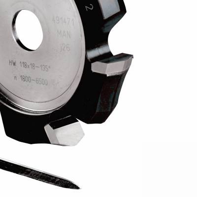 CUTTER - V GROO HW 118X18-135GRAD-ALU — image 1