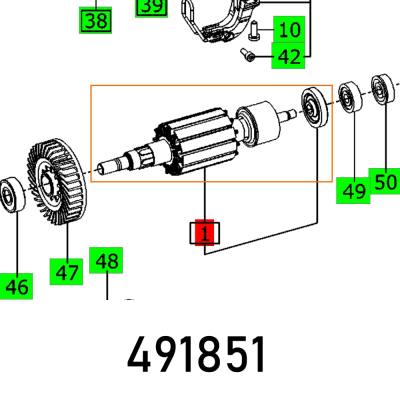 ARMATURE 230V PS 300 EQ — image 1