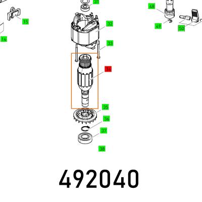 ARMATURE 230V OF 1010 EBQ 230V ET-BG — image 1