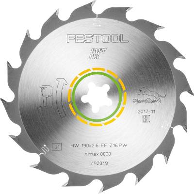 SAW BLADE HW 190X2,6 FF PW16 — image 1