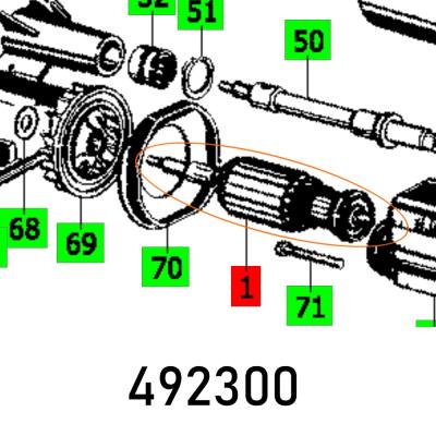 ARMATURE 230V HL 850 E 230V ET-BG — image 1