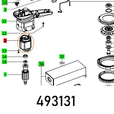 FIELD COIL ES 150-3-5 E ET-BG — image 1