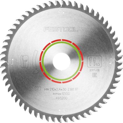 SAW BLADE HW 210X2,4X30 TF60 — image 1