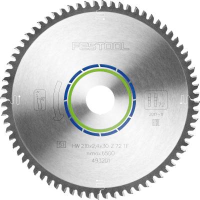 SAW BLADE HW 210X2,4X30 TF72 — image 1