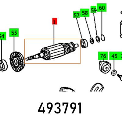 ARMATURE 230V AP 85 EB — image 1