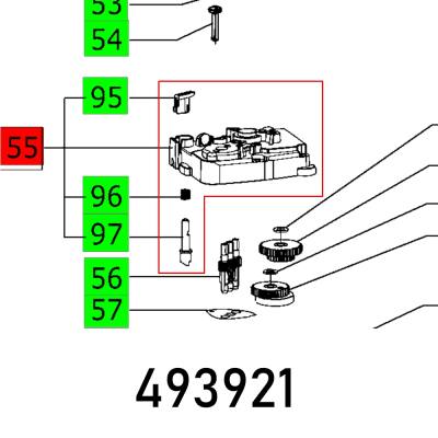 PENDULAR HOUSIN DF 500 Q ET-BG — image 1