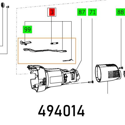 SWITCH ROD DF 500 Q — image 1