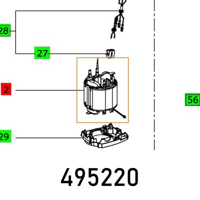 FIELD COIL OF 2200 EB 230V VOLLST. — image 1