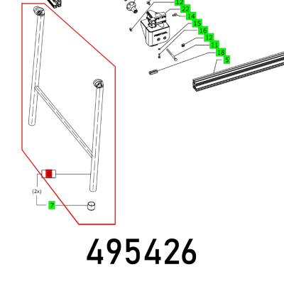 FOLDAWAY LEG MFT-KAPEX HINTEN KOMPL. — image 1