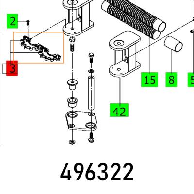GEARWHEEL KIT ASA ET-BG — image 1