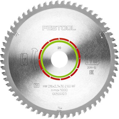 SPECIAL SAW BLADE 216X2.3X30 WZ-FA60 — image 1