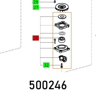 BEARING FLANGE RTS 400 ET-BG — image 1