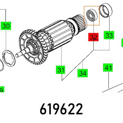 BEARING 629 2RS1 C3 LHT 23 — image 1
