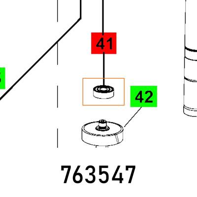 BEARING 608 ZZ T C5-10 V2 L21 — image 1