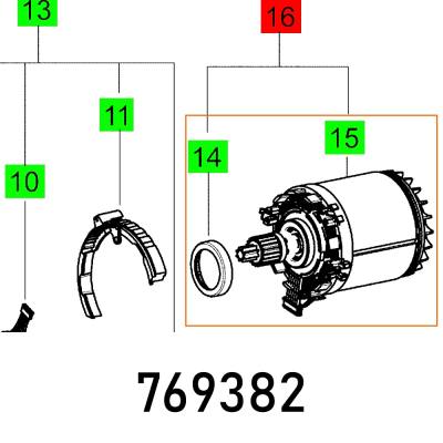 MOTOR DRC 18-4 LI 4,2 PLUS BG — image 1