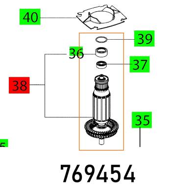 ARMATURE SET RG 150 E-PLUS ET BG — image 1
