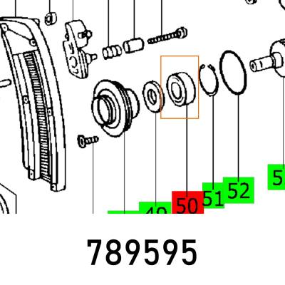 BALL BEARING 6002 DDU DIN 625 — image 1