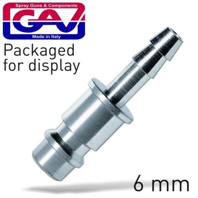CONNECTOR GERMAN 6MM HOSE 2 PACKAGED — image 1