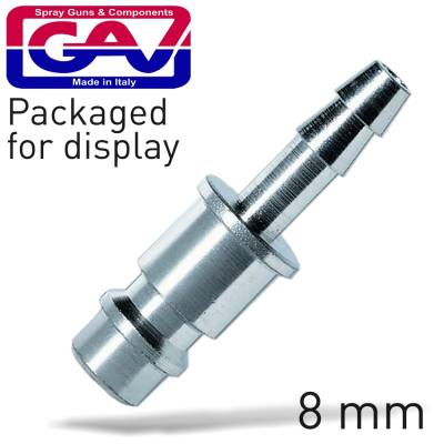 CONNECTOR GERMAN 8MM HOSE 2 PACKAGED — image 1