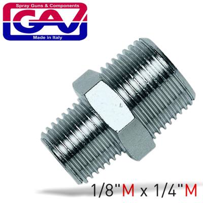 TAPER REDUCER NIPPLE 1/8 X 1/4 M/M — image 1