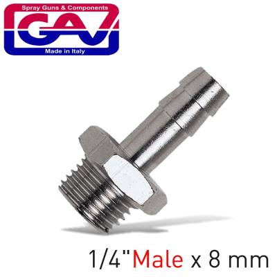 HOSE ADAPTOR 1/4'M X 8MM — image 1