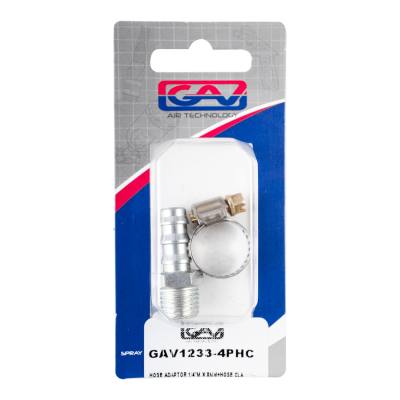 HOSE ADAPTOR 1/4'M X 8MM+HOSE CLA — image 1