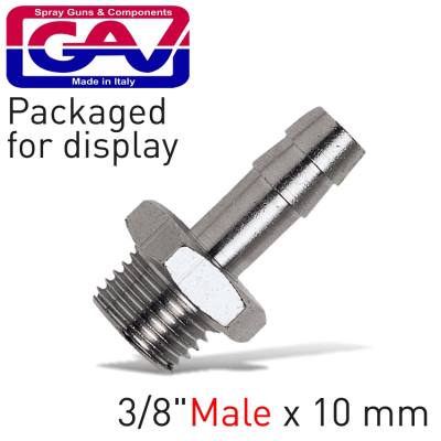 HOSE ADAPTOR 3/8'M X 10MM PACKAGED — image 1