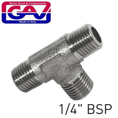T CONNECTOR 1/4'MMM — image 1