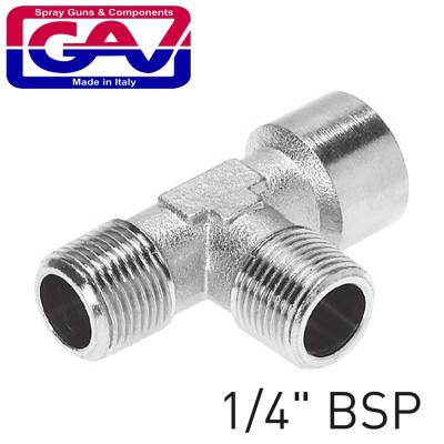 T CONNECTOR 1/4' MMF — image 1