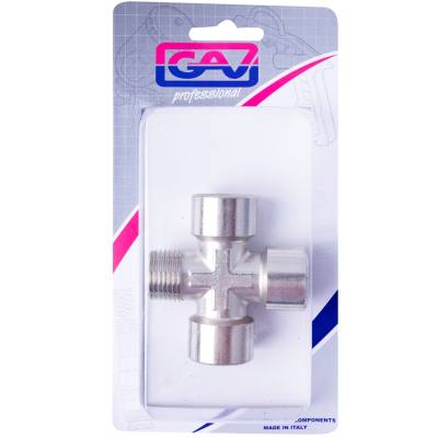 4-WAY CONNECTOR 1/2'3F/1M PACKAGED — image 1