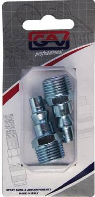 QUICK COUPLER INSERTS ARO 3/8'M 2 PACKAGED — image 1