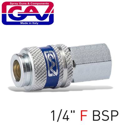 HARDENED STEEL QUICK COUPLER 1/4'F — image 1
