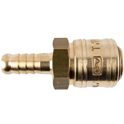 BRASS QUICK COUPLER 9MM HOSE GERMAN — image 1