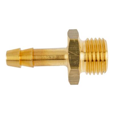 BRASS HOSE TAIL 1/4 M X 6MM — image 1