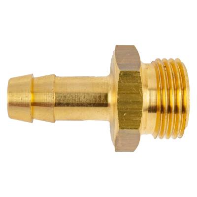 BRASS HOSE TAIL 3/8 M X 9MM — image 1