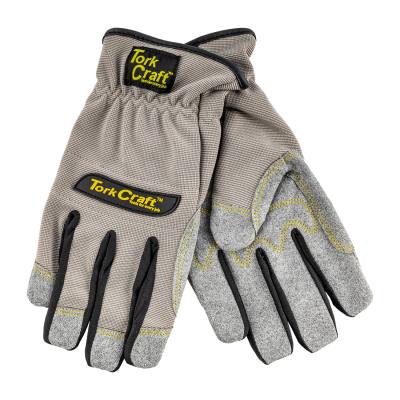 MECHANICS GLOVE MEDIUM SYNTHETIC LEATHER PALM SPANDEX BACK — image 1