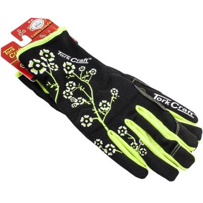 LADIES SLIM FIT X-SMALL GARDEN GLOVES BLACK — image 1