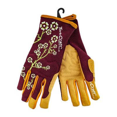LADIES SLIM FIT X-SMALL GARDEN GLOVES MAROON — image 1