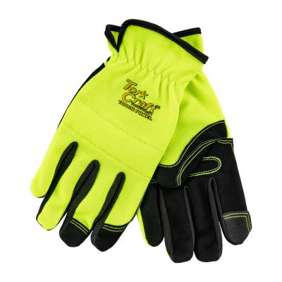 GLOVE YELLOW 2XL WITH PU PALM MULTI PURPOSE — image 1