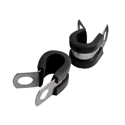 HOSE CLAMP 10MM X 12MM B/WIDTH RUBBER LINED BULK — image 1