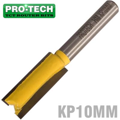 STRAIGHT BIT 10MM X 25MM CUT 2 FLUTE METRIC 1/4' SHANK — image 1