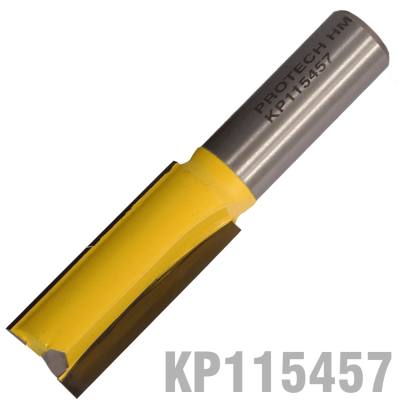 STRAIGHT BIT 5/8'(15.9MM) X 1 1/2'(38.1MM) CUT 2 FLUTE WITH BOTTOM CUT — image 1