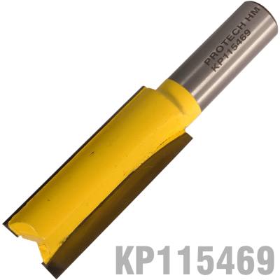 STRAIGHT BIT 3/4'(19MM) X 2'(50.8MM) CUT 2 FLUTE WITH BOTTOM CUT 1/2' — image 1