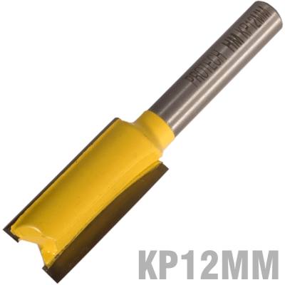 STRAIGHT BIT 12MM X 25MM CUT 2 FLUTE METRIC 1/4' SHANK — image 1