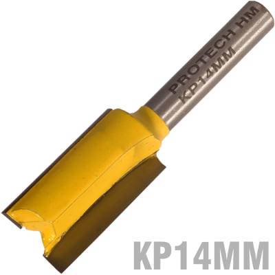 STRAIGHT BIT 14MM X 25MM CUT 2 FLUTE METRIC 1/4' SHANK — image 1